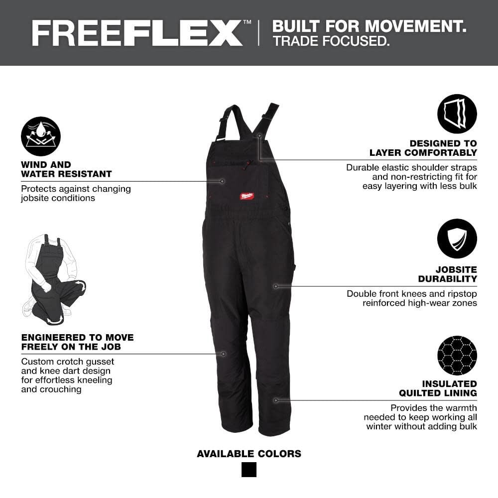 Milwaukee Freeflex Insulated Bib Overalls 262b Ssm910 Simolary simolary.com 6