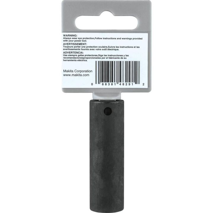 Makita 9/16in Deep Well Impact Socket 3/8in Drive, large image number 2