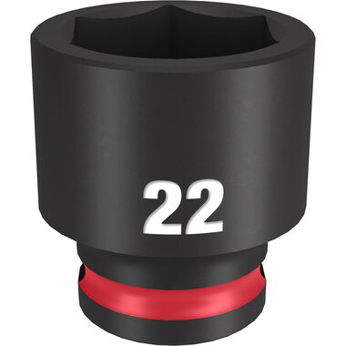 Milwaukee Impact Socket 3/8in Drive 22mm Standard 6 Point