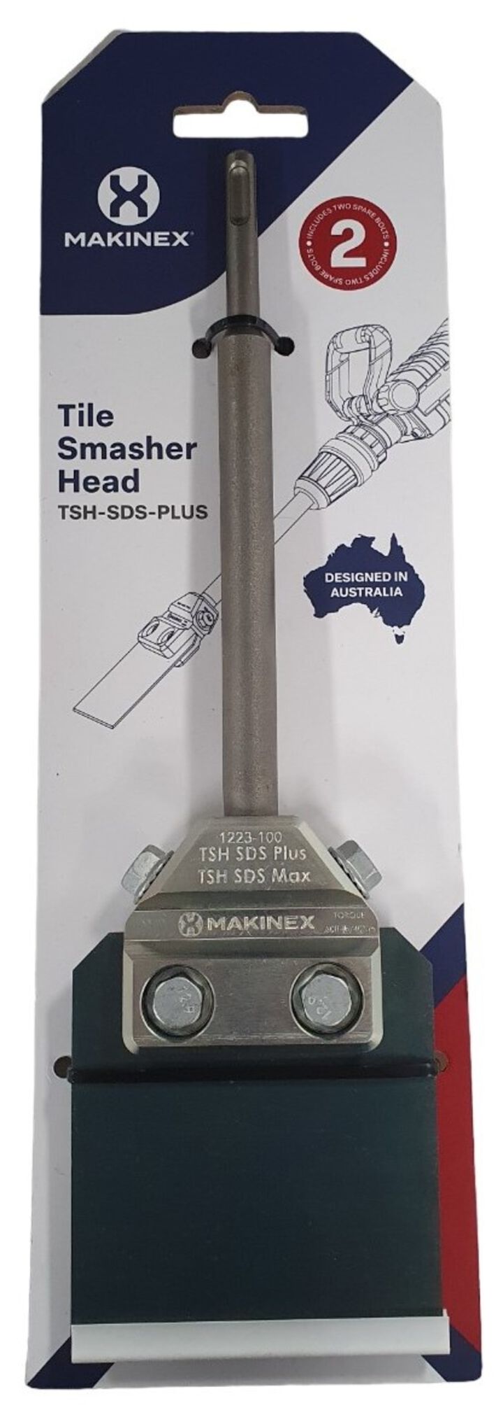 Makinex Tile Smasher Head SDS Plus