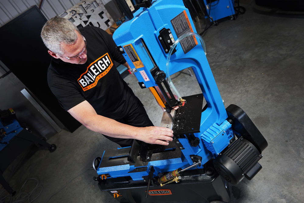 Baileigh 7x12 Horizontal/Vertical Bandsaw with Coolant System, large image number 16