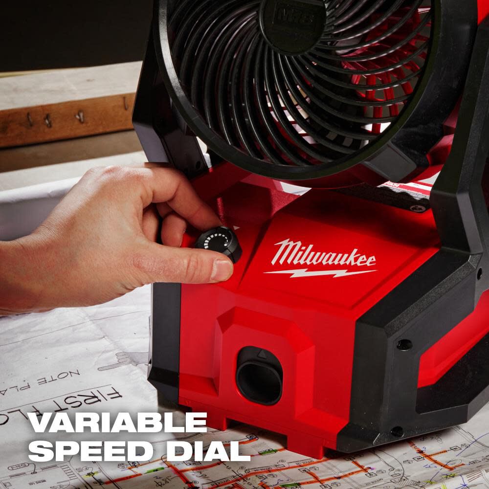 Milwaukee M18 Brushless Packout Fan Bare Tool 0818 20 Sansujyuku sansujyuku.com