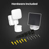Feit Electric 6 Inch 500 Lumens Solar or Battery Powered Single Head Motion Floodlight White, small image number 4