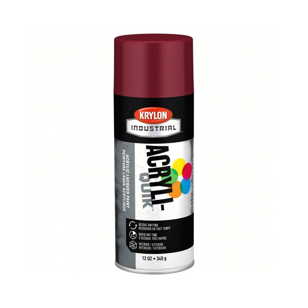 Krylon Acryli-Quik Acrylic Lacquer 12oz Gloss Sheen Cherry Red Paint – K02101A07