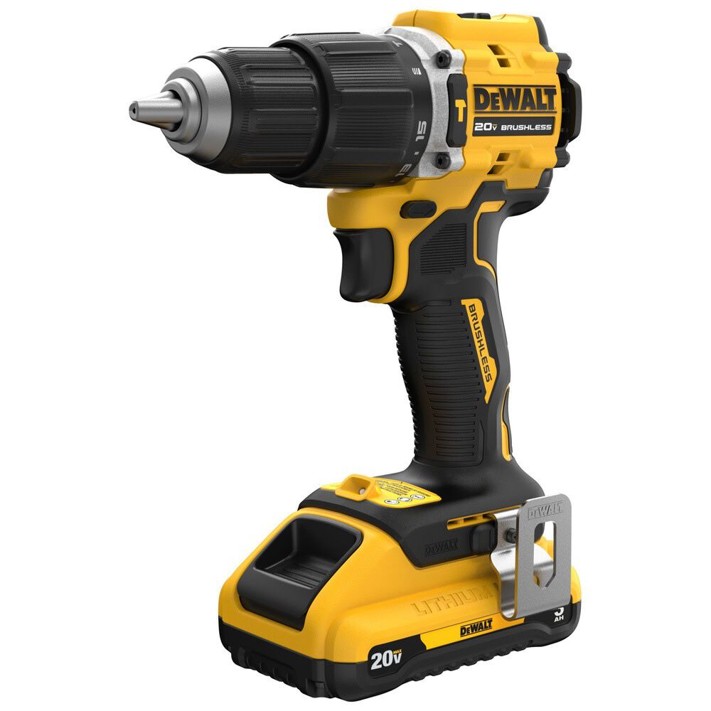 DEWALT 20V MAX 1/2 Inch Hammer Drill Kit with 20V MAX 5Ah Battery, large image number 3