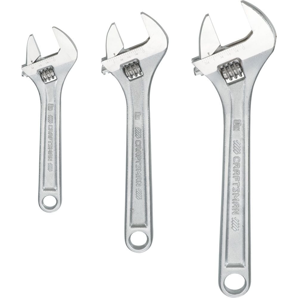 CRAFTSMAN All Steel Wrench Set, 3pc - CMMT12001