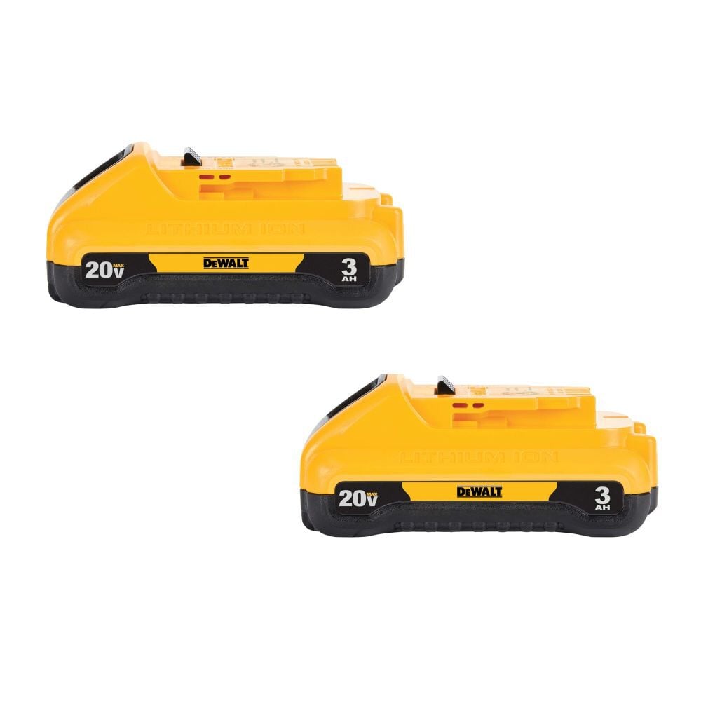 DEWALT 20V MAX 20V 3Ah Lithium Ion Power Tool Battery Pack with Fuel Indicator (2 Pack), large image number 1