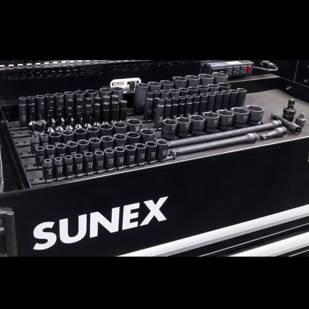 Sunex Master Impact Socket and Bit Socket Set Black 102 Pieces, large image number 4