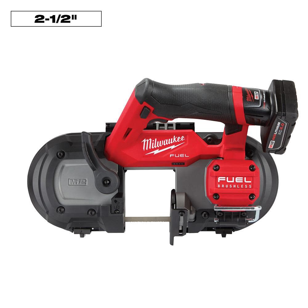 Milwaukee M12 Fuel Compact Band Saw Kit 2529 21xc - Image 14