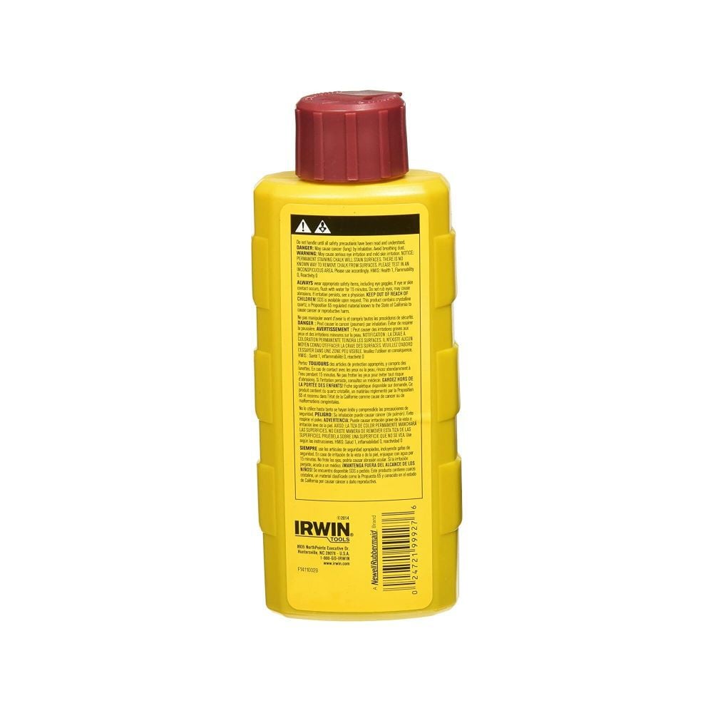 Irwin Strait Line Permanent Staining Marking Chalk Crimson Red 6 Oz, large image number 4