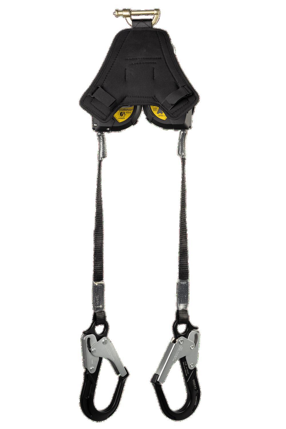 Werner Bantam 6' Twin Leg Leading Edge Self Retracting Lifeline with LE Al Rebar Hook, large image number 3