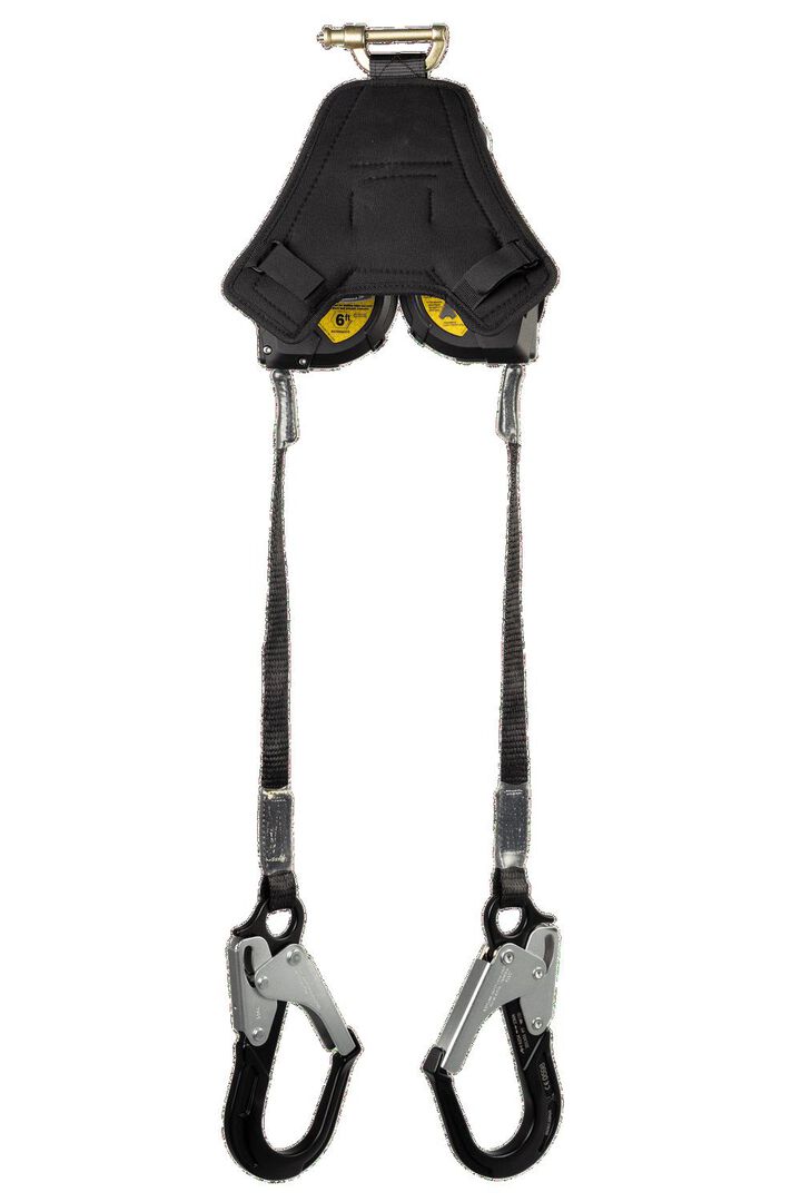 Werner Bantam 6' Twin Leg Leading Edge Self Retracting Lifeline with LE Al Rebar Hook, large image number 2