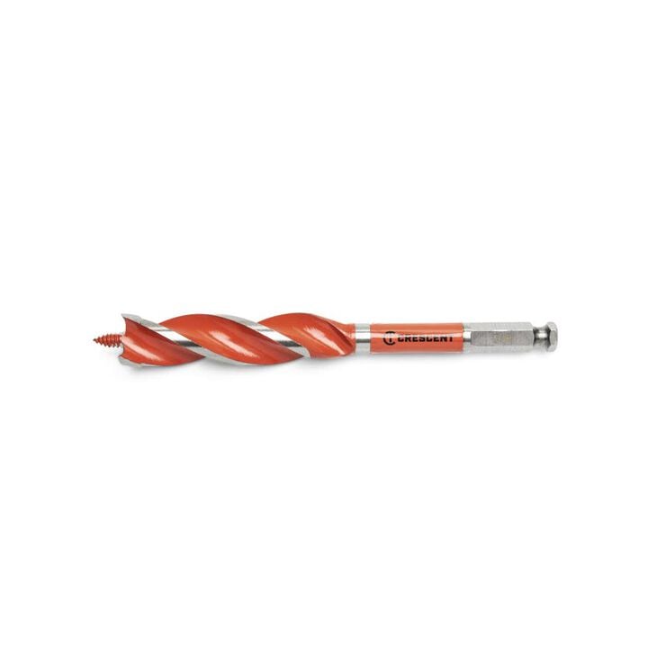 Crescent Solid Auger Drill Bit, 15/16 Inch x 7-1/2 Inch