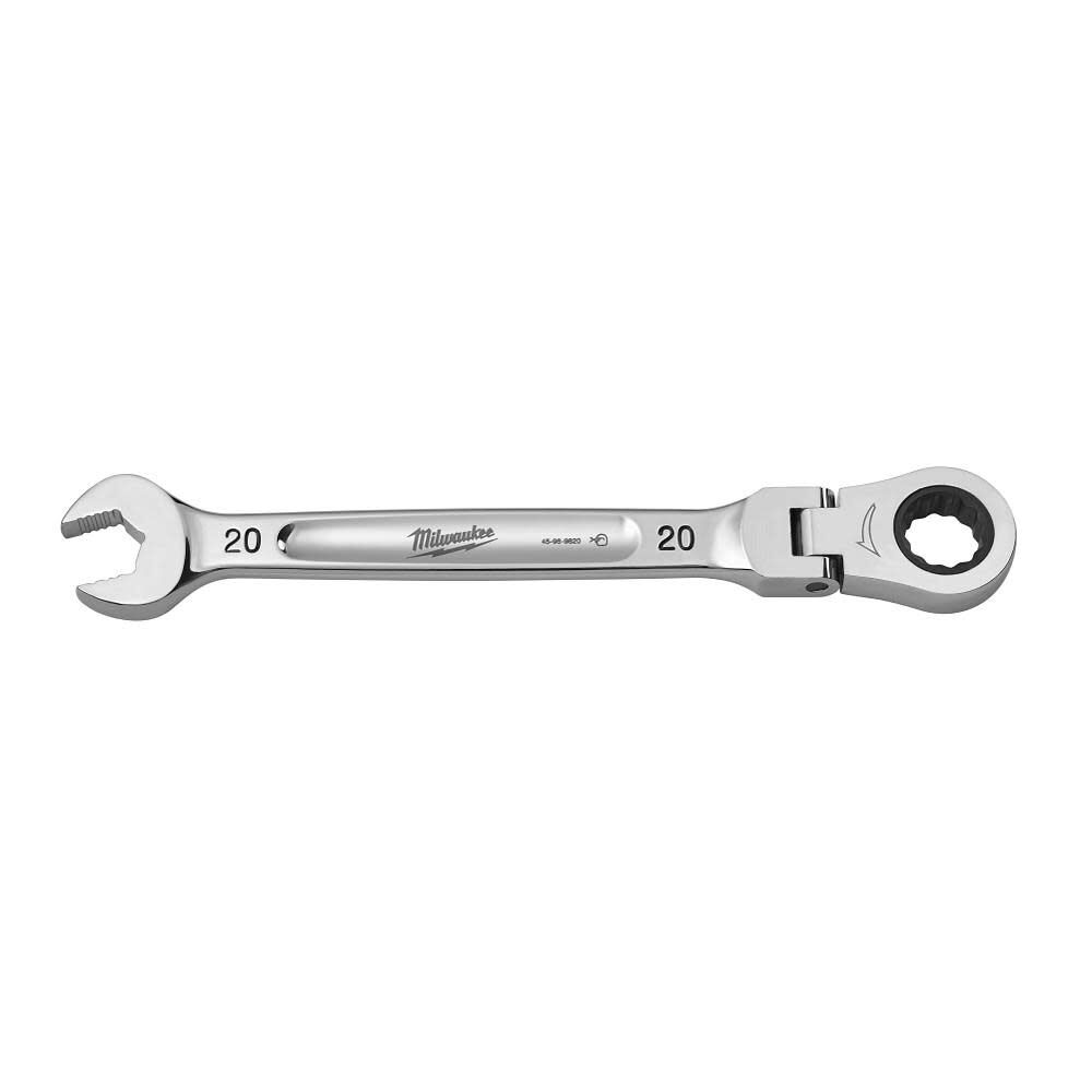 Milwaukee Combination Wrench Flex Head Ratcheting 20mm, large image number 1