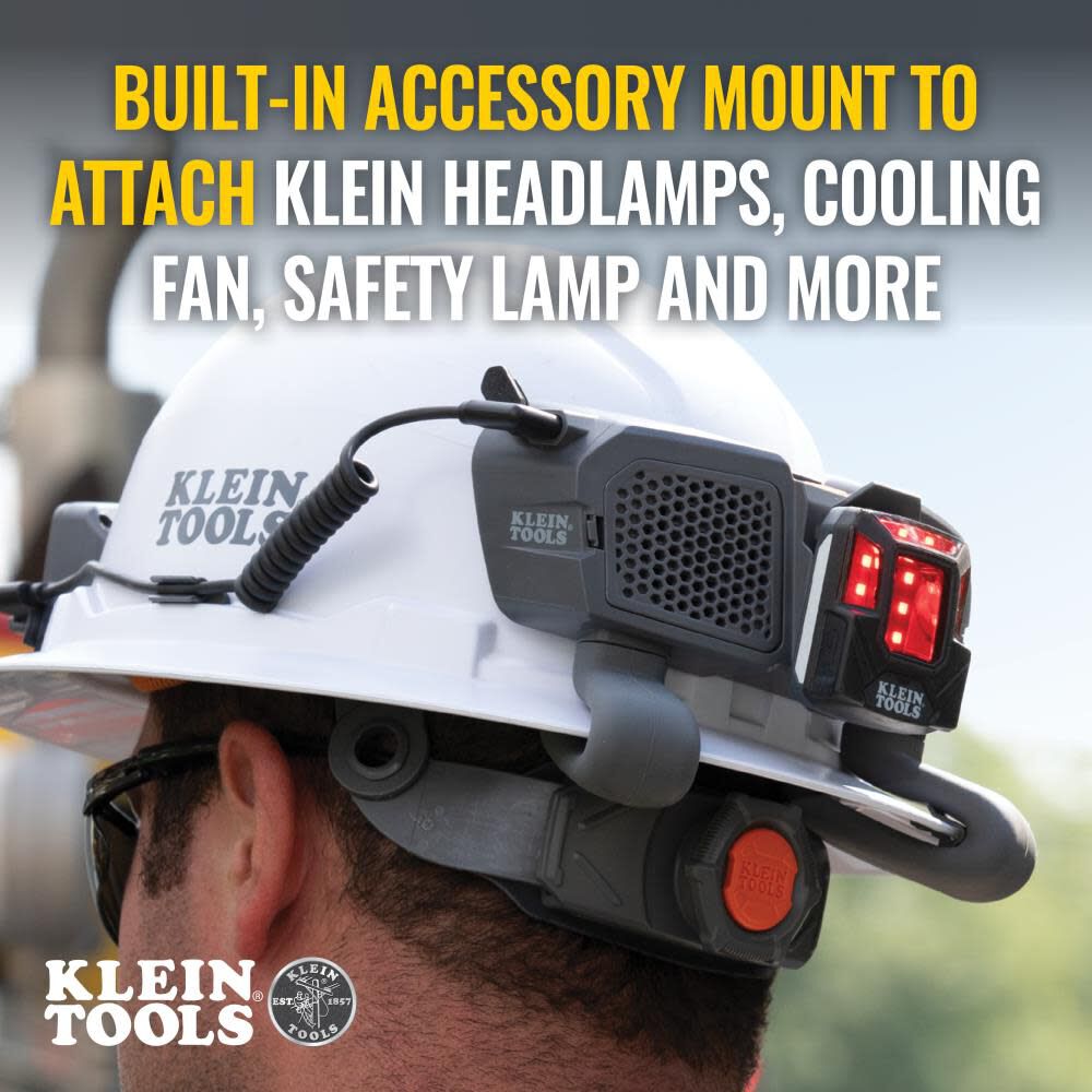 Hard hat best sale fan cooled