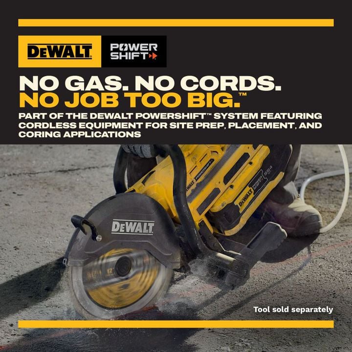 DEWALT POWERSHIFT 12 Inch XP4 Segmented Diamond Blade, large image number 5