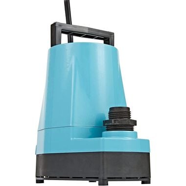 Little Giant Pump 5 Series 115V 1/6HP Corded Manual Switch Submersible Utility Pump