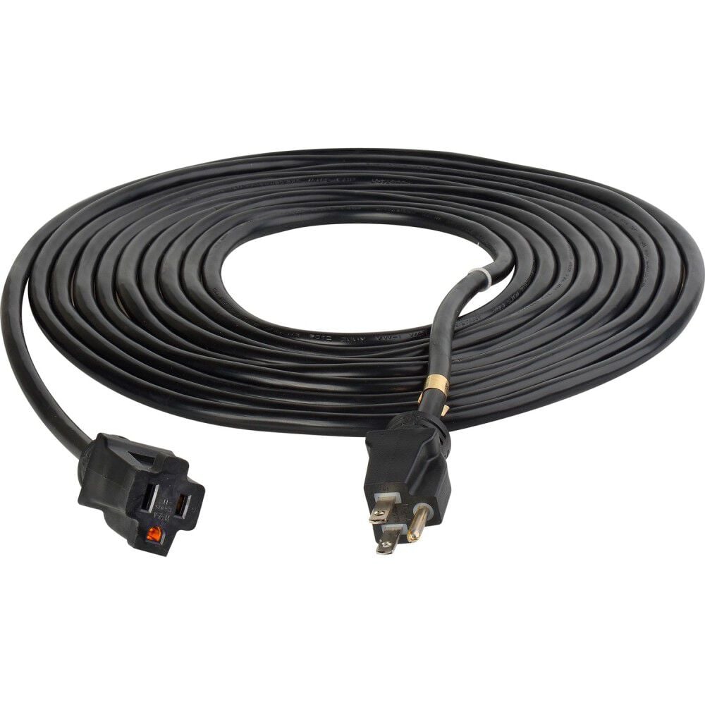 Century Wire Pro Classic 100 ft 14/3 SJTW Black Non-Lighted Extension Cord – D16528100