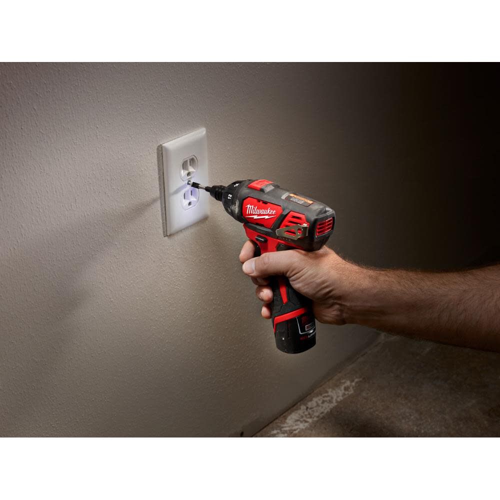 Milwaukee M12 1/4 in. Hex Screwdriver 1 Battery Kit Reconditioned, large image number 3