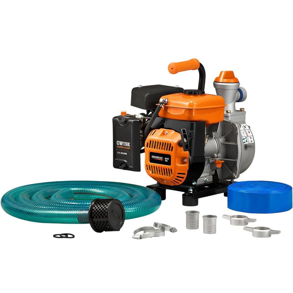 Generac CW15K 1-1/2In Clean Water Pump, large image number 1
