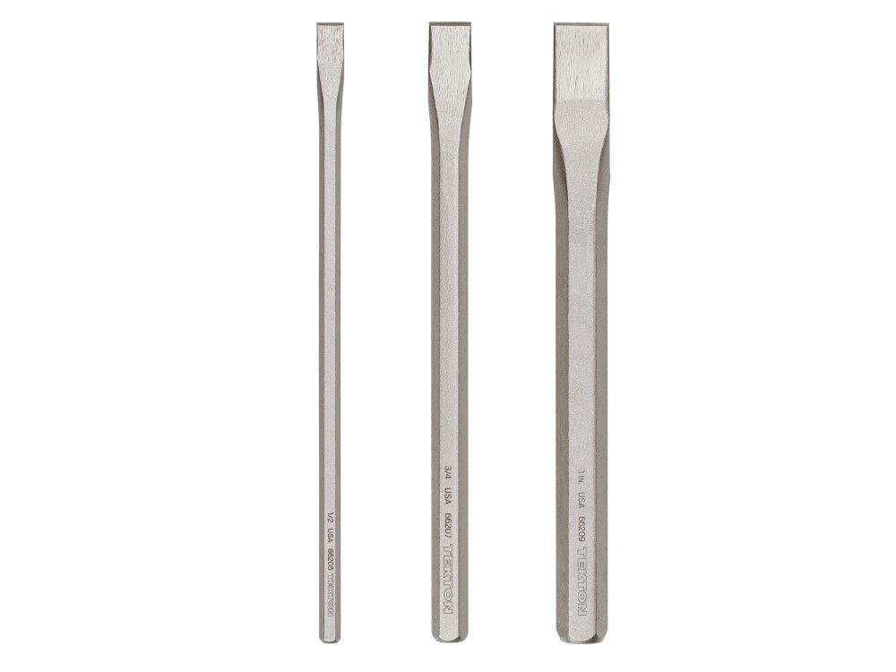 Tekton Long Cold Chisel Set, 3 Pieces (1/2, 3/4, 1 Inch), large image number 2