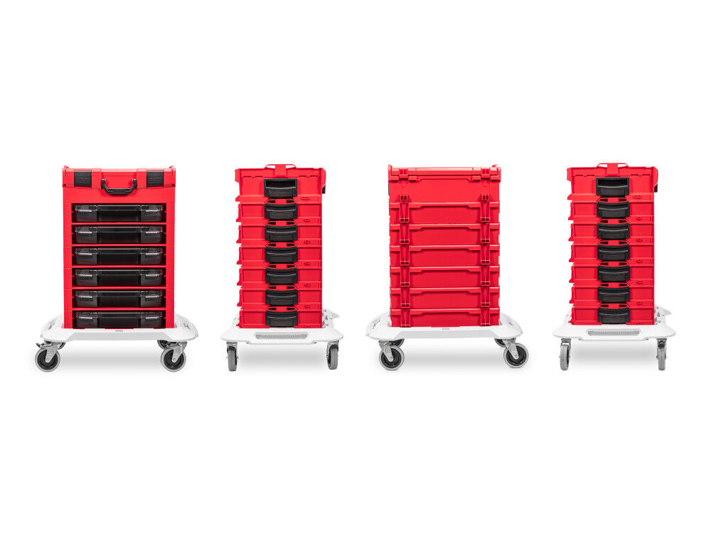 Tekton 6-Drawer Modular Stacking Parts Organizer Cart, large image number 2