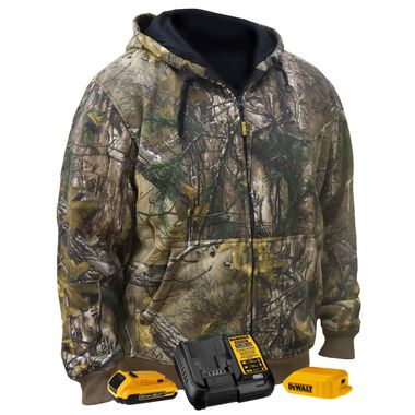 DEWALT Heated Quilted Work Jacket Kit, swatch