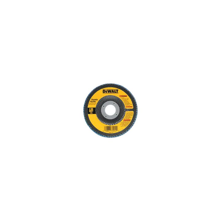 DEWALT 4 In. X5/ 8 In. 60 Grit Zirconia Flap DSC, large image number 1
