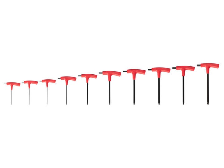 Tekton Ball End Hex T-Handle Key Set 10 Piece 2 - 10 mm