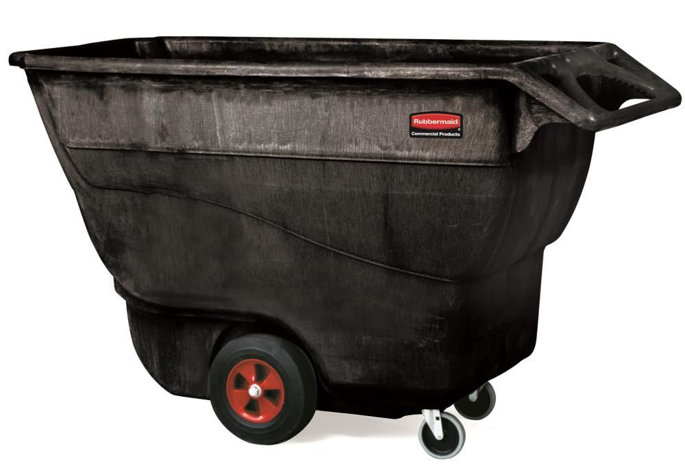 Rubbermaid 1 Cubic Yard Structural Foam Tilt Truck Standard Duty, large image number 1