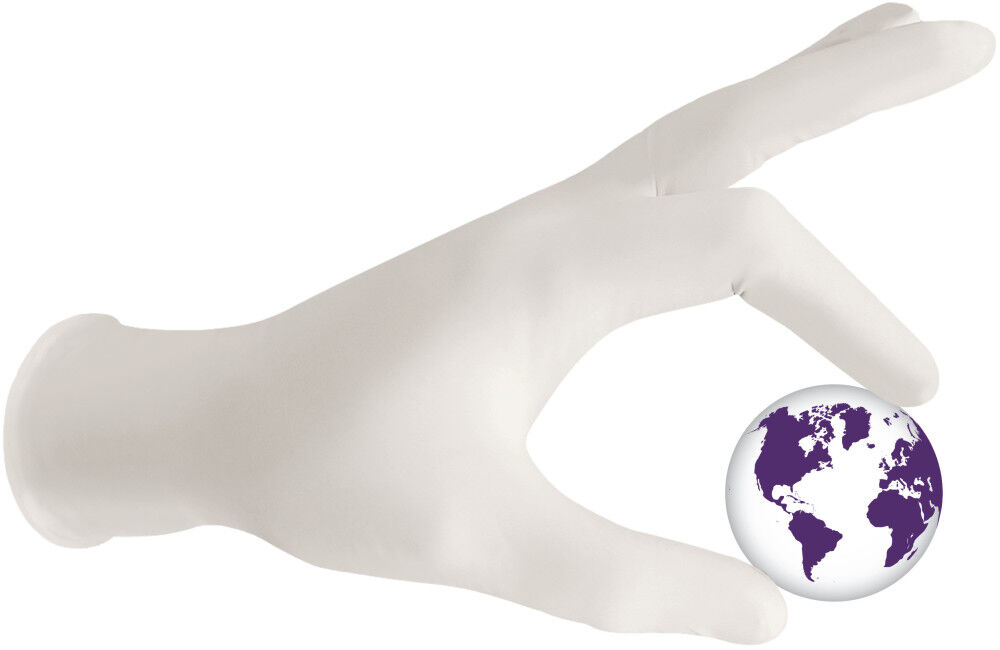Global Glove Powder-Free Industrial Natural Disposable Gloves, Large, 100 Pieces, large image number 4