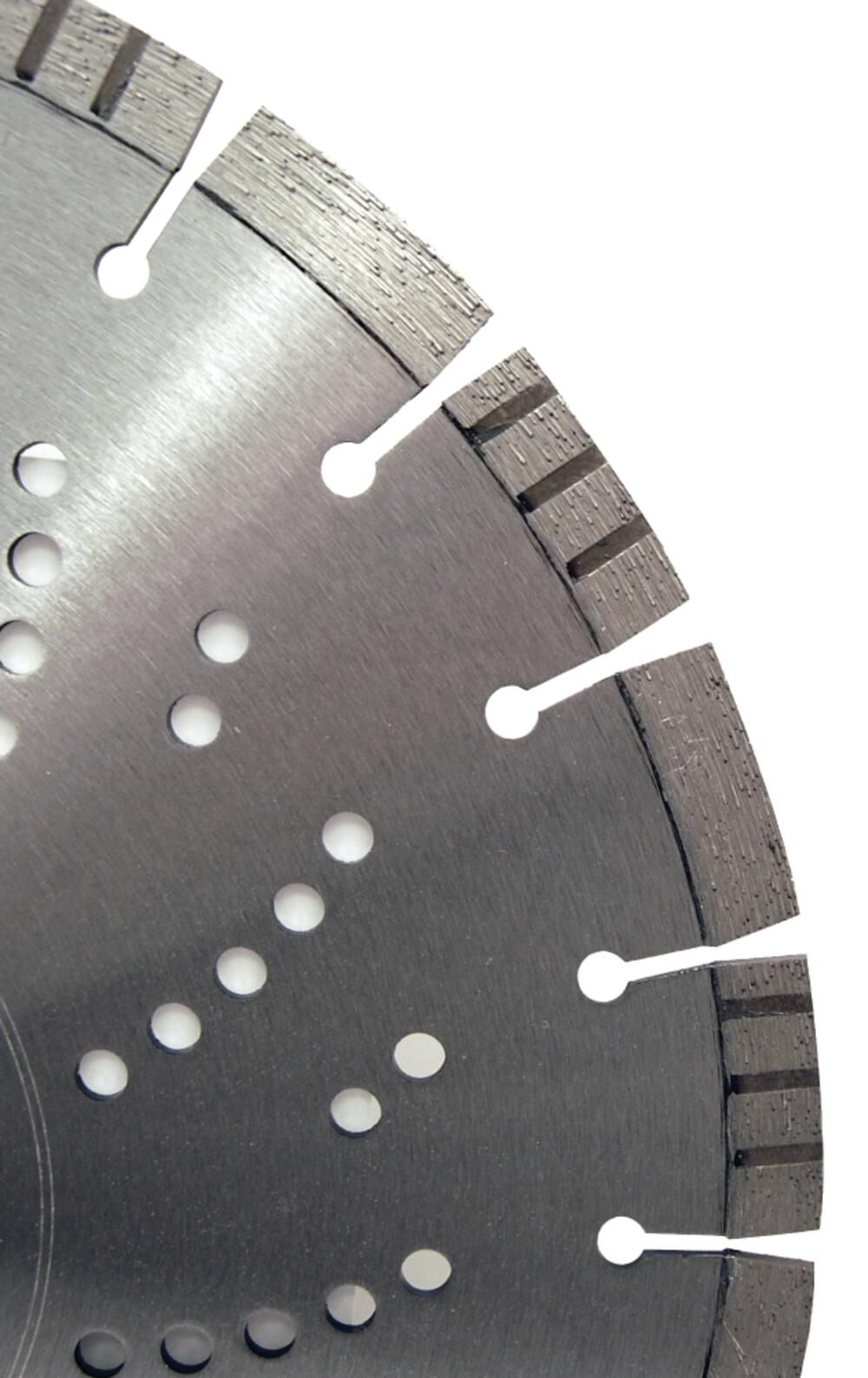 Diteq Guardian 14 Inch Super Premium Segmented Turbo Rim Diamond Blade for Asphalt and Green Concrete, large image number 4
