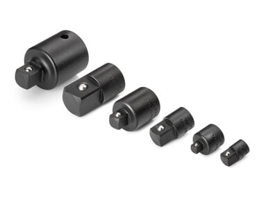Tekton Impact Adapter/Reducer Set, 6 Piece (1/4, 3/8, 1/2, 3/4 Inch)