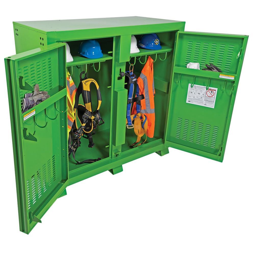 Knaack Model 139-SK-02 Safety Kage 59.4 Cu-Ft. Green Steel Cabinet, large image number 12