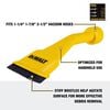 DEWALT Claw Utility Nozzle Brush 1-1/4 Inch - 2-1/2 Inch Wet/Dry Vacuum 1 Piece, small image number 2