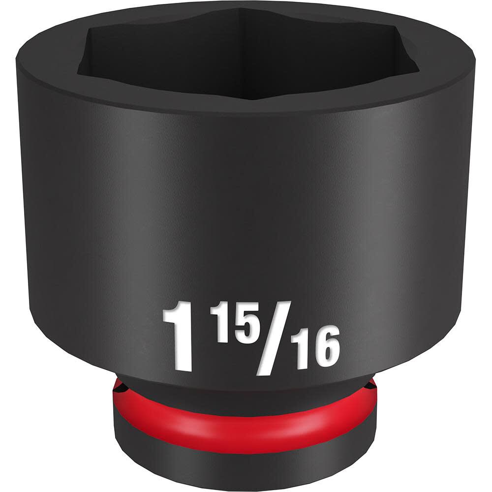 Milwaukee Impact Socket 3/4in Drive 1 15/16in Standard 6 Point, large image number 1
