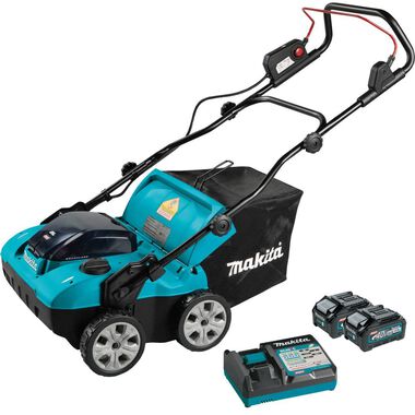 Makita 40V max XGT 15 Inch Dethatcher/Scarifier Brushless Cordless Kit (5Ah)