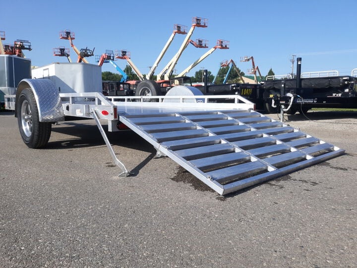 Legend Premium Trailers 7X12UGSA35AB 12 Foot Aluminum Utility Gate Trailer, large image number 7
