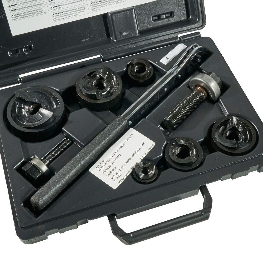 Klein Tools Knockout Punch Set with Wrench, large image number 11