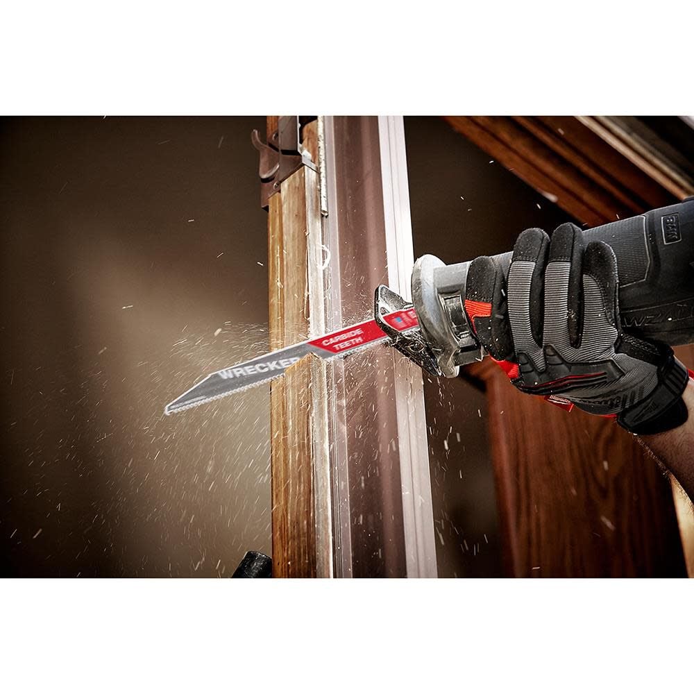 Milwaukee 12inch 6 TPI THE WRECKER with Carbide Teeth SAWZALL Blade 1PK, large image number 11