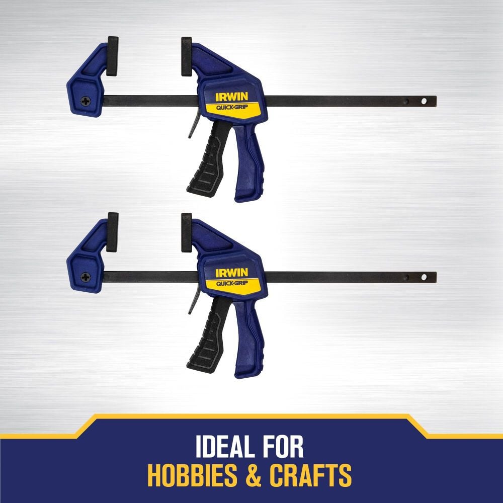 Irwin Quick-Grip Bar Clamp, One-Handed, Micro, 4-1/4 in, 2-Pack, large image number 4