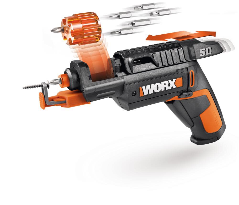 Worx screwdriver with screw holder and flex hot sale extender