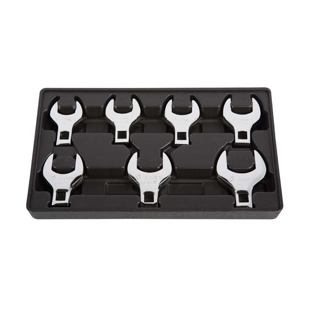 Sunex Promotional Jumbo Crowfoot Wrench Set 1/2inDr SAE 7pc, large image number 2