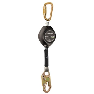 Safewaze Latitude HD 11 Ft. Single Web SRL: Carabiner, Snap Hook