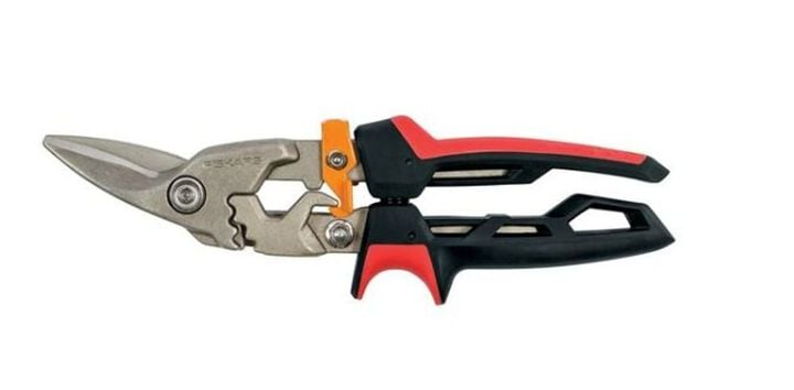 Fiskars Steel Blade Left Cut Aviation Snip with Steel Handle