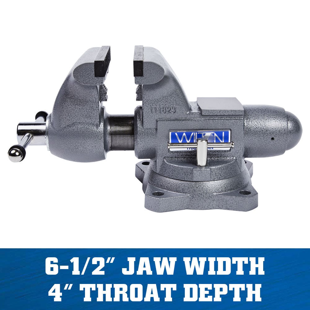 Wilton Tradesman 6-1/2 Round Channel Vise with Swivel Base, large image number 2