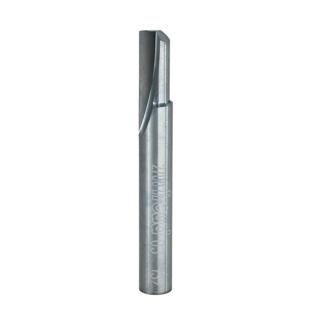 Freud 1/4 In. (Dia.) Single Flute Straight Bit with 1/4 In. Shank, large image number 1
