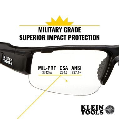 Klein Tools Pro Safety Glasses Clear Lens, large image number 1