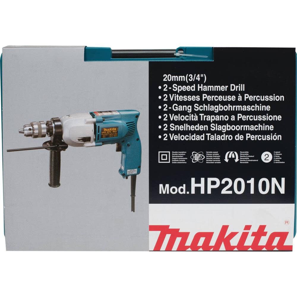 Makita 3/4 In. 2-Speed Hammer Drill HP2010N from Makita Acme Tools