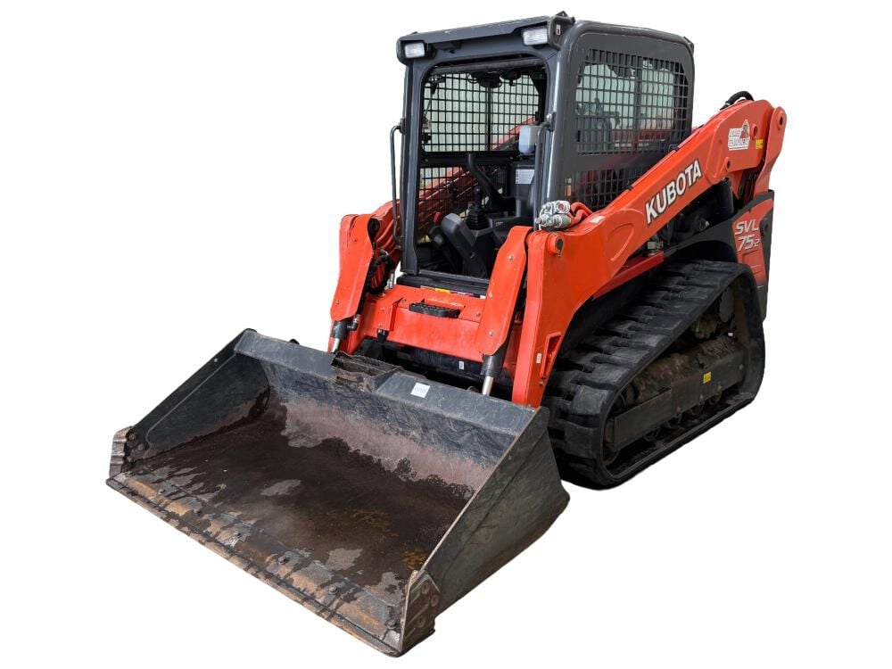 Kubota SVL75-2HWC 74.3HP Compact Tracked Skid Steer Loader Used 2016